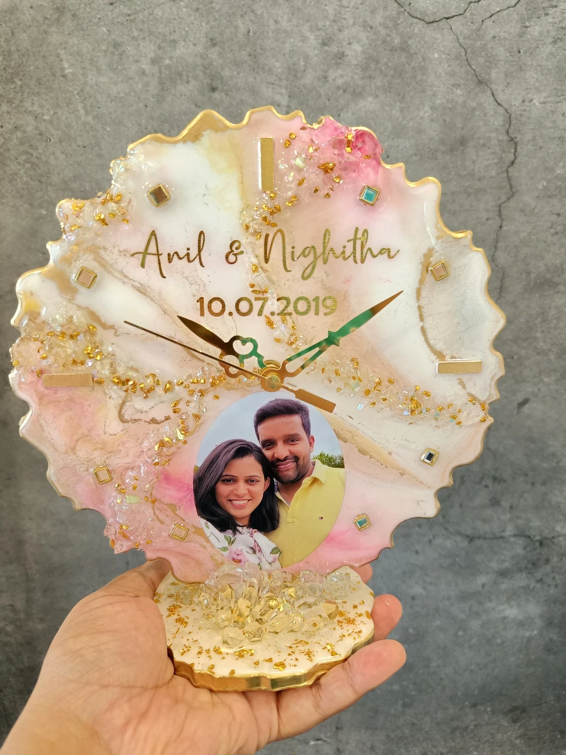 Personalized Photo Desk Clock